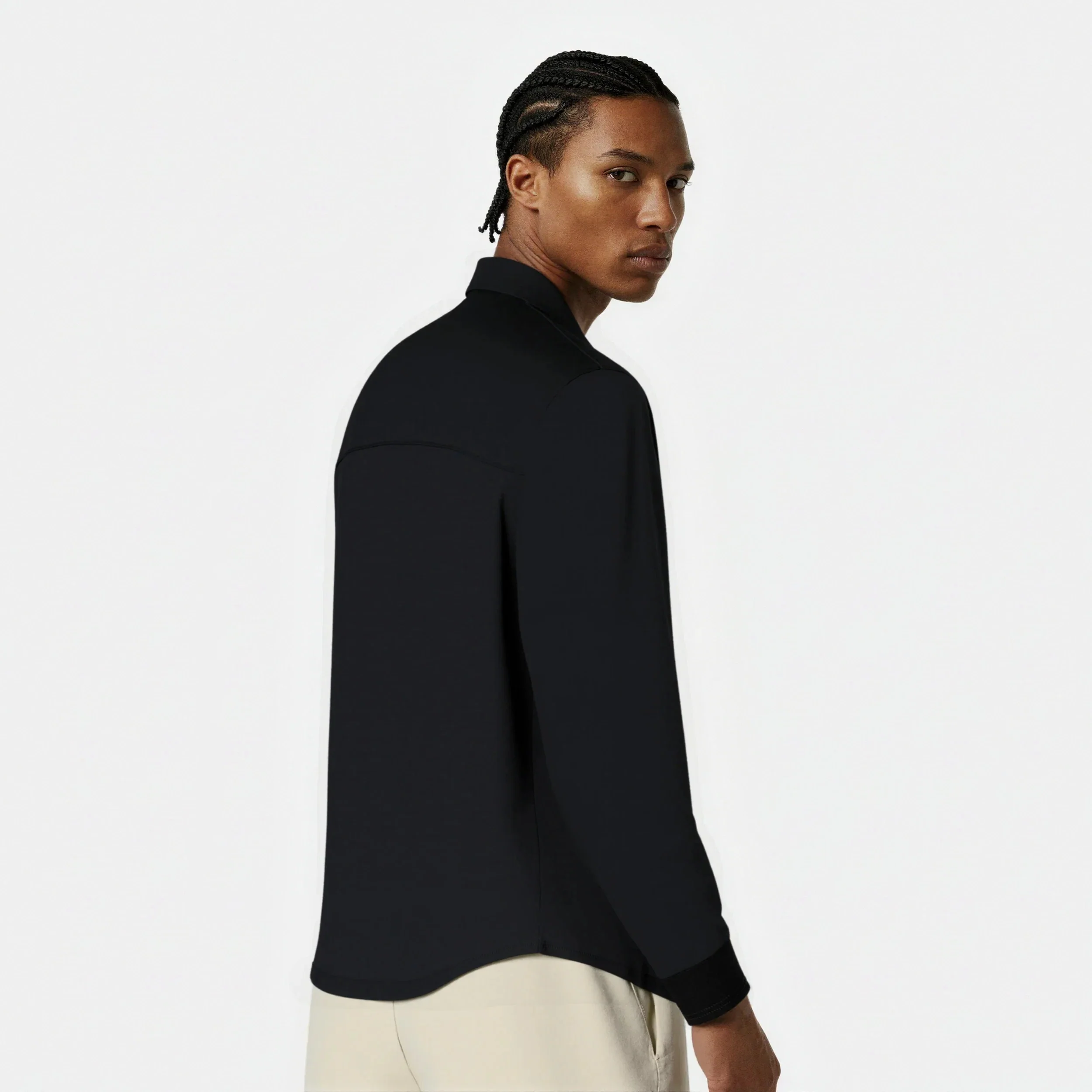 Chemise manches longues Coq d'Or en jersey double de coton - Image 4