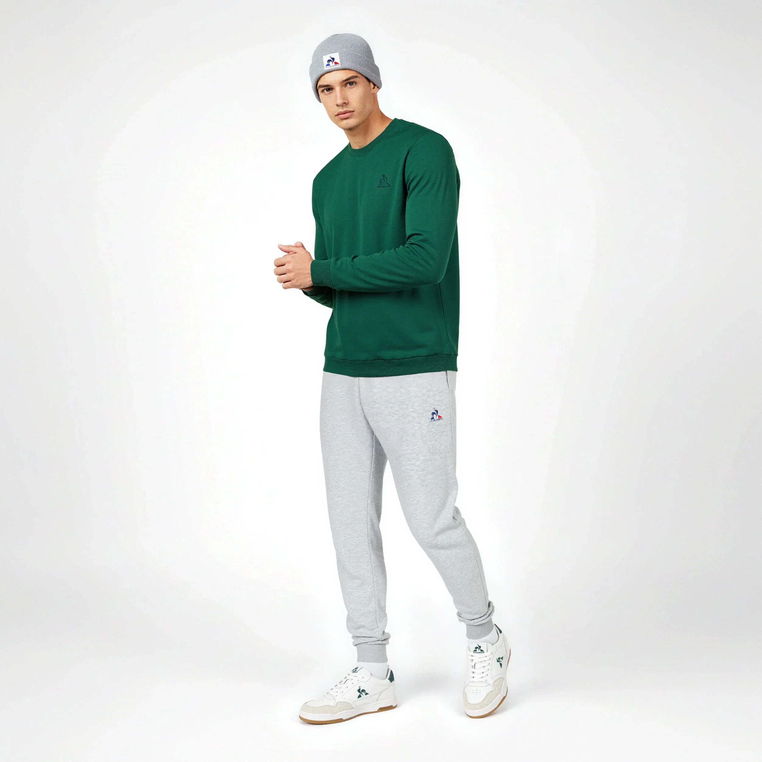 Pantalon Essentiel double face avec badge logo brodé - Image 3