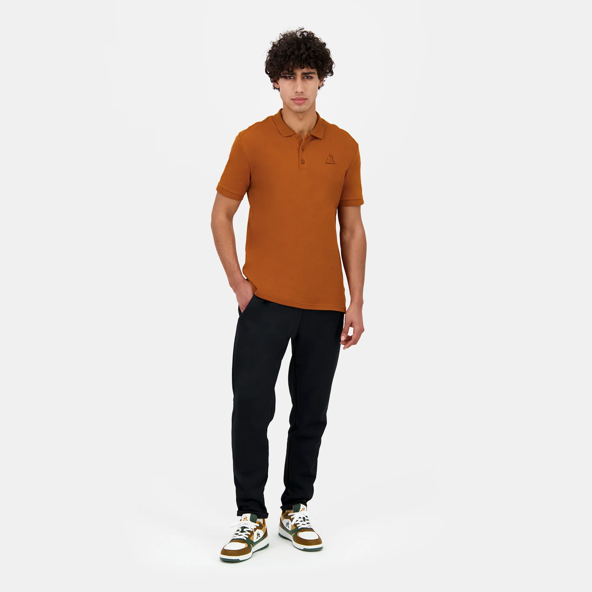 Pantalon carotte Essentiel double face piqué - Image 5