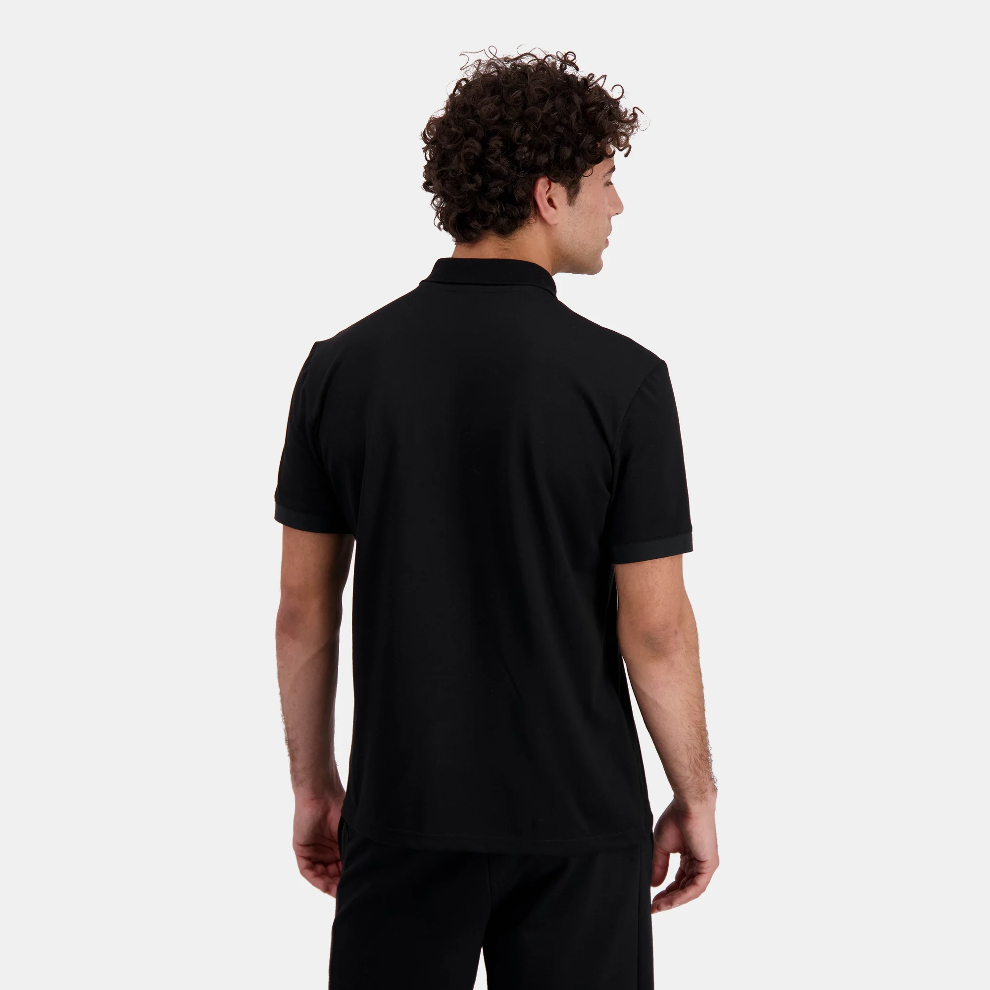 2521175-WH Polo SS N°1 M black | Polo Homme - Image 4