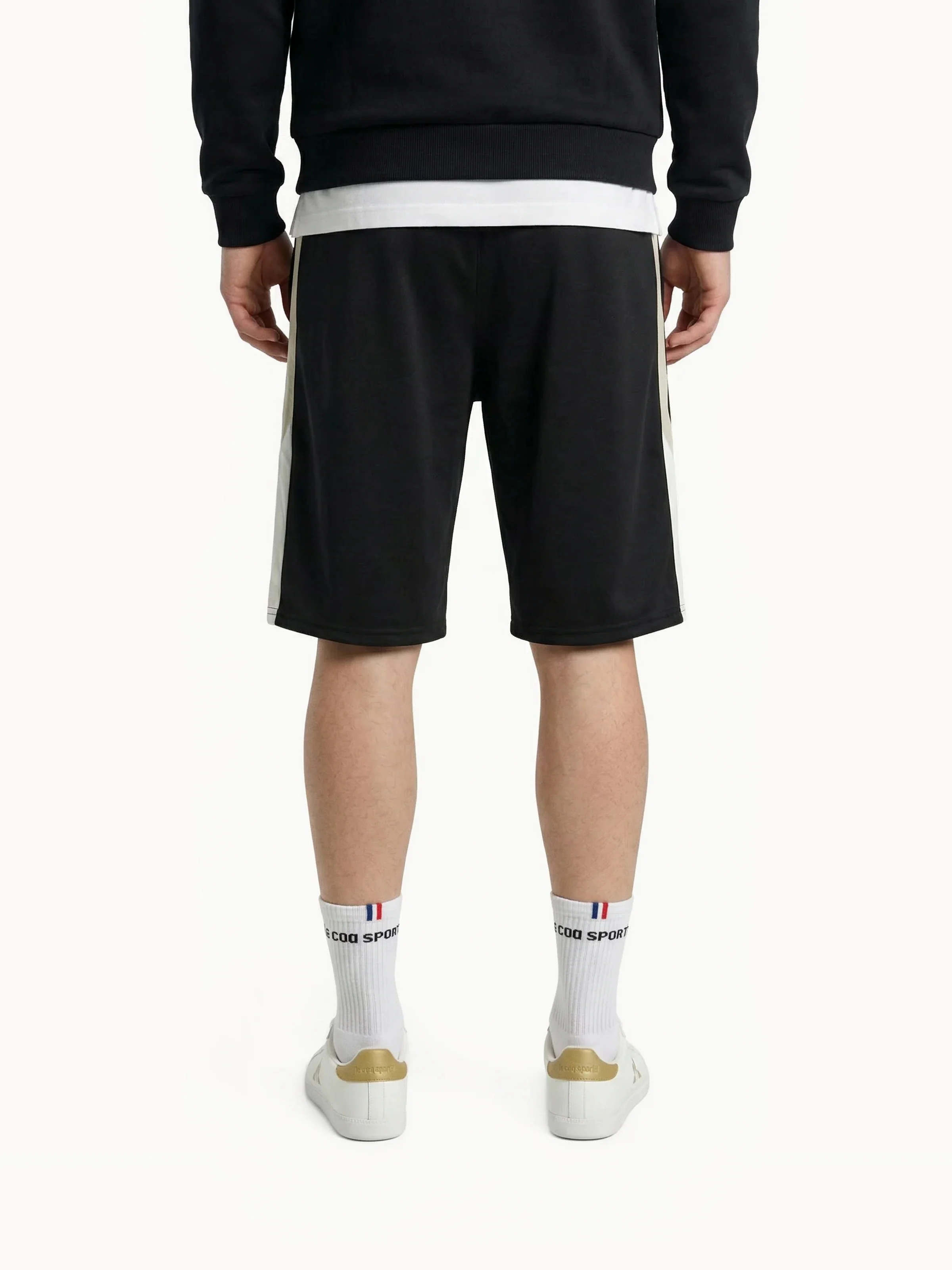 Short d'entrainement avec empiècements côtés contrastés - Image 4