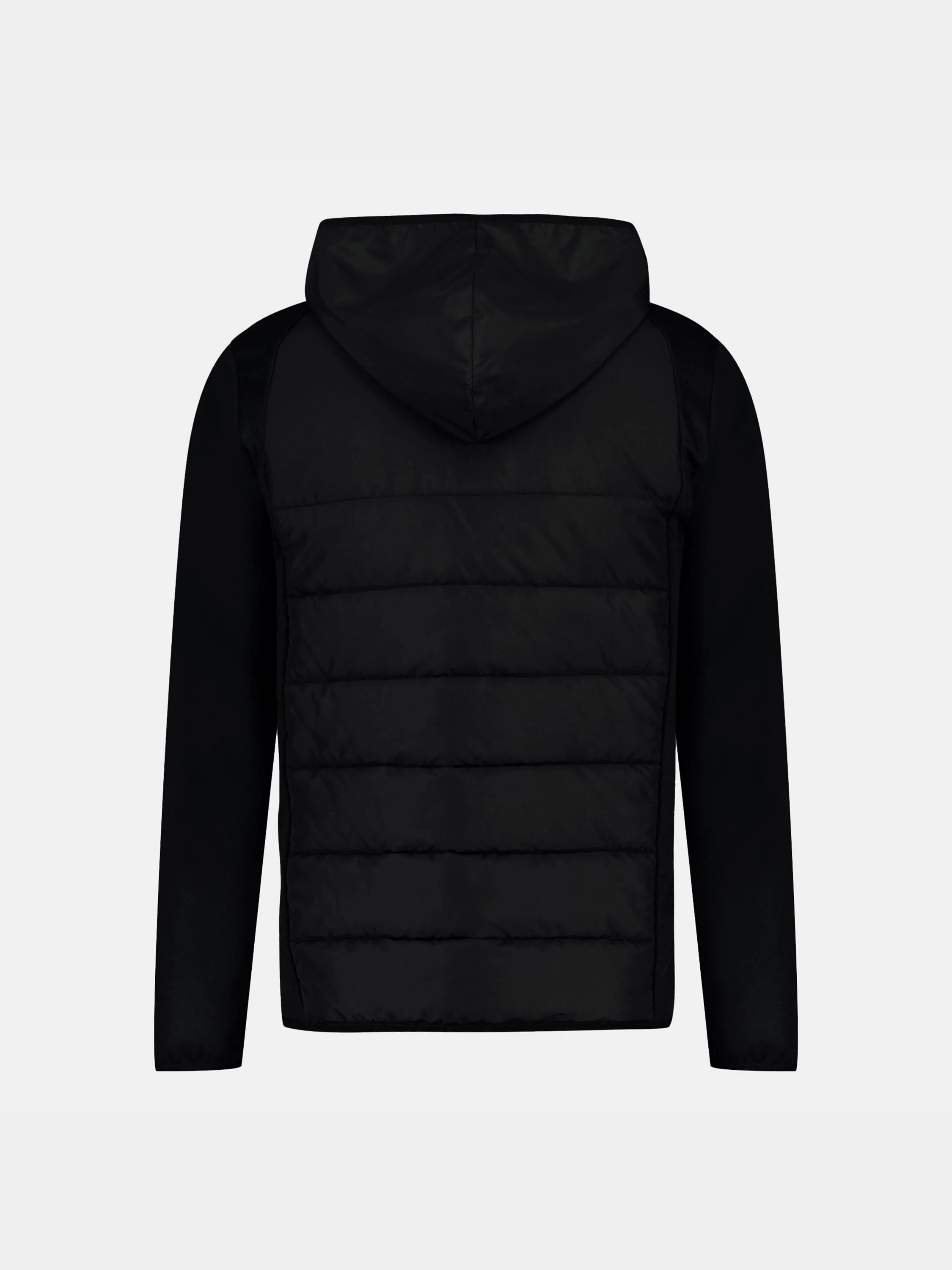 Veste bi-matière matelassée avec manches en jersey - Image 3