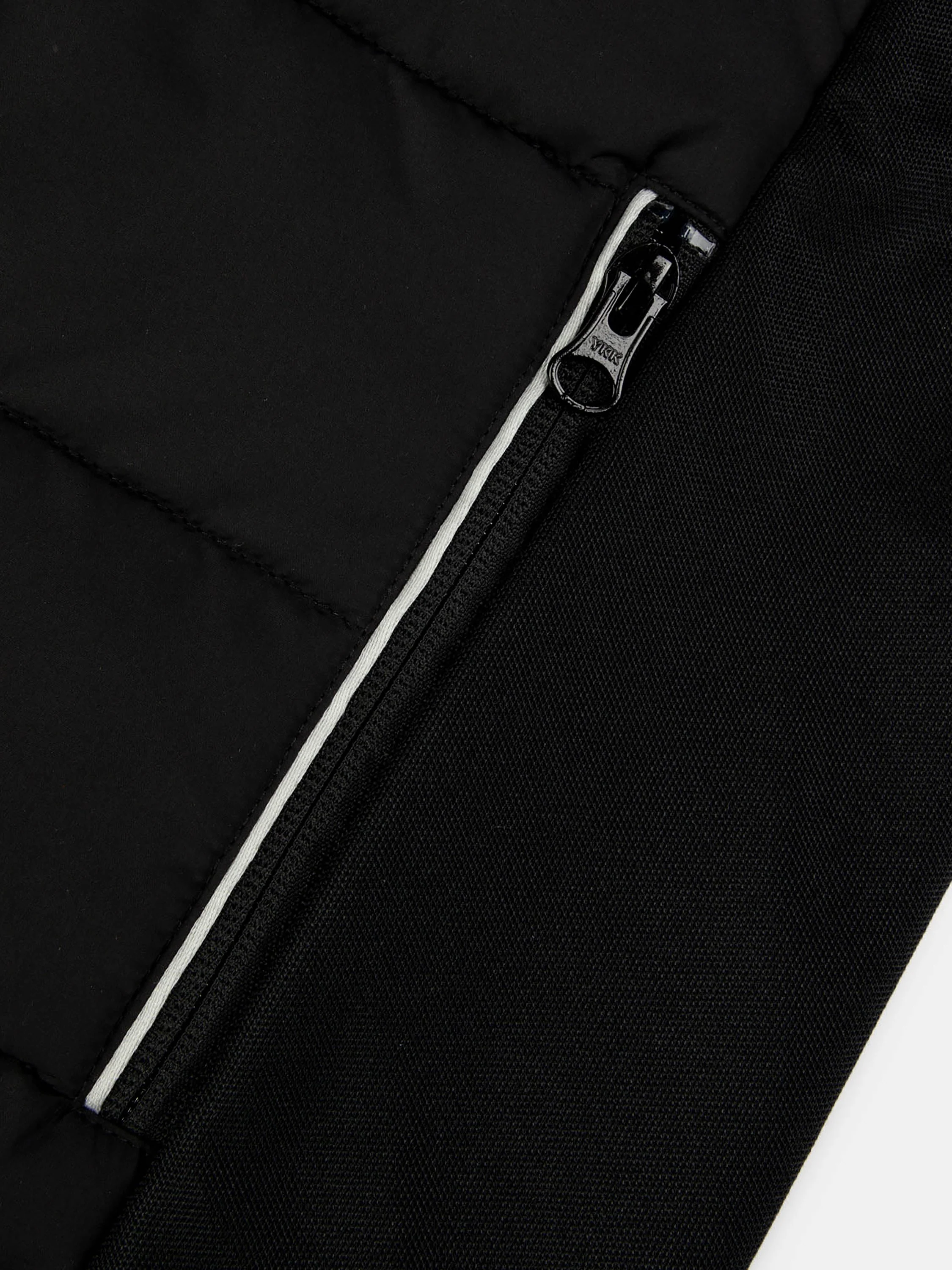 Veste bi-matière matelassée avec manches en jersey - Image 5