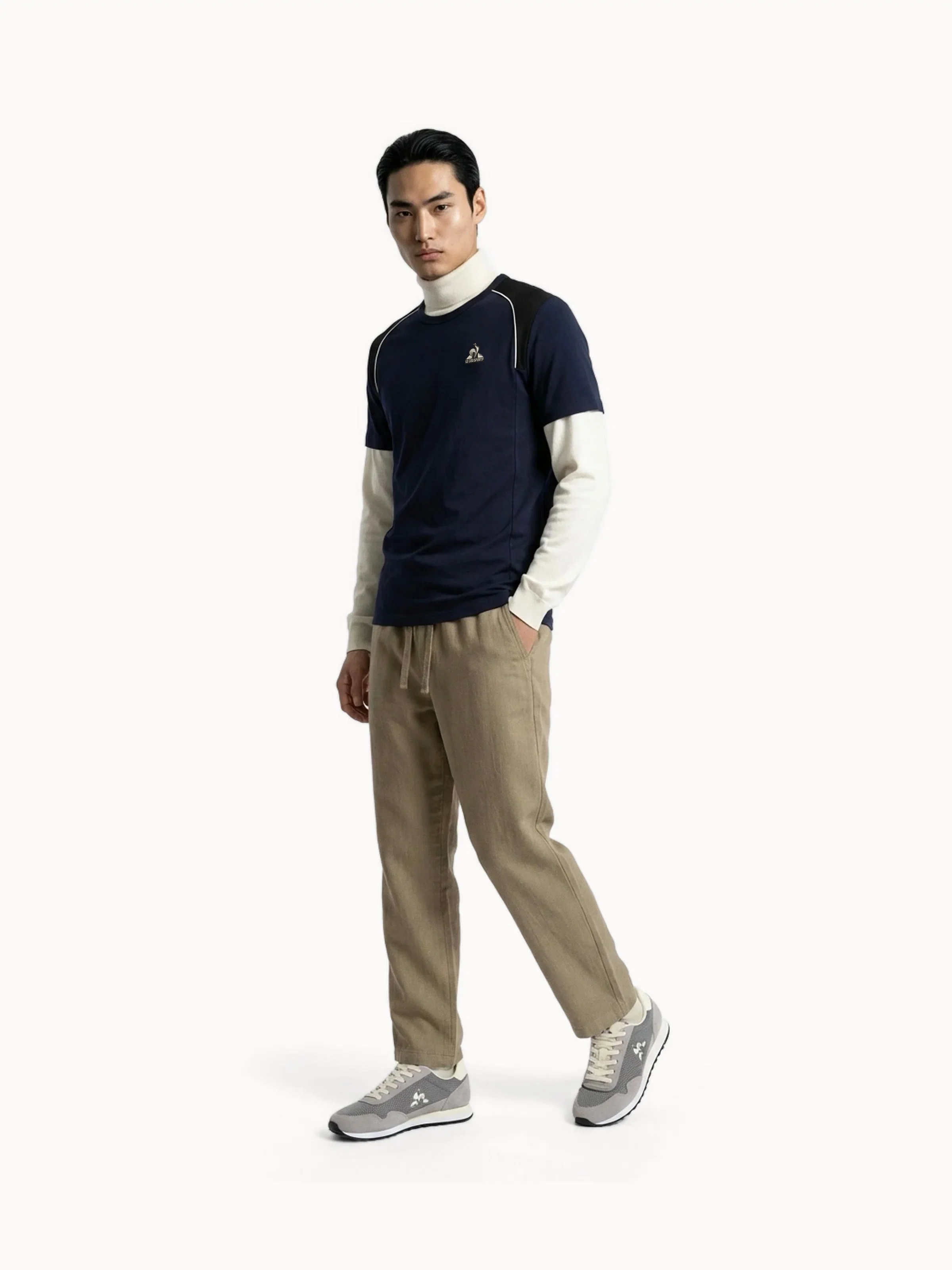 T-shirt Coq d'argent en jersey de coton avec détails texturés - Image 4