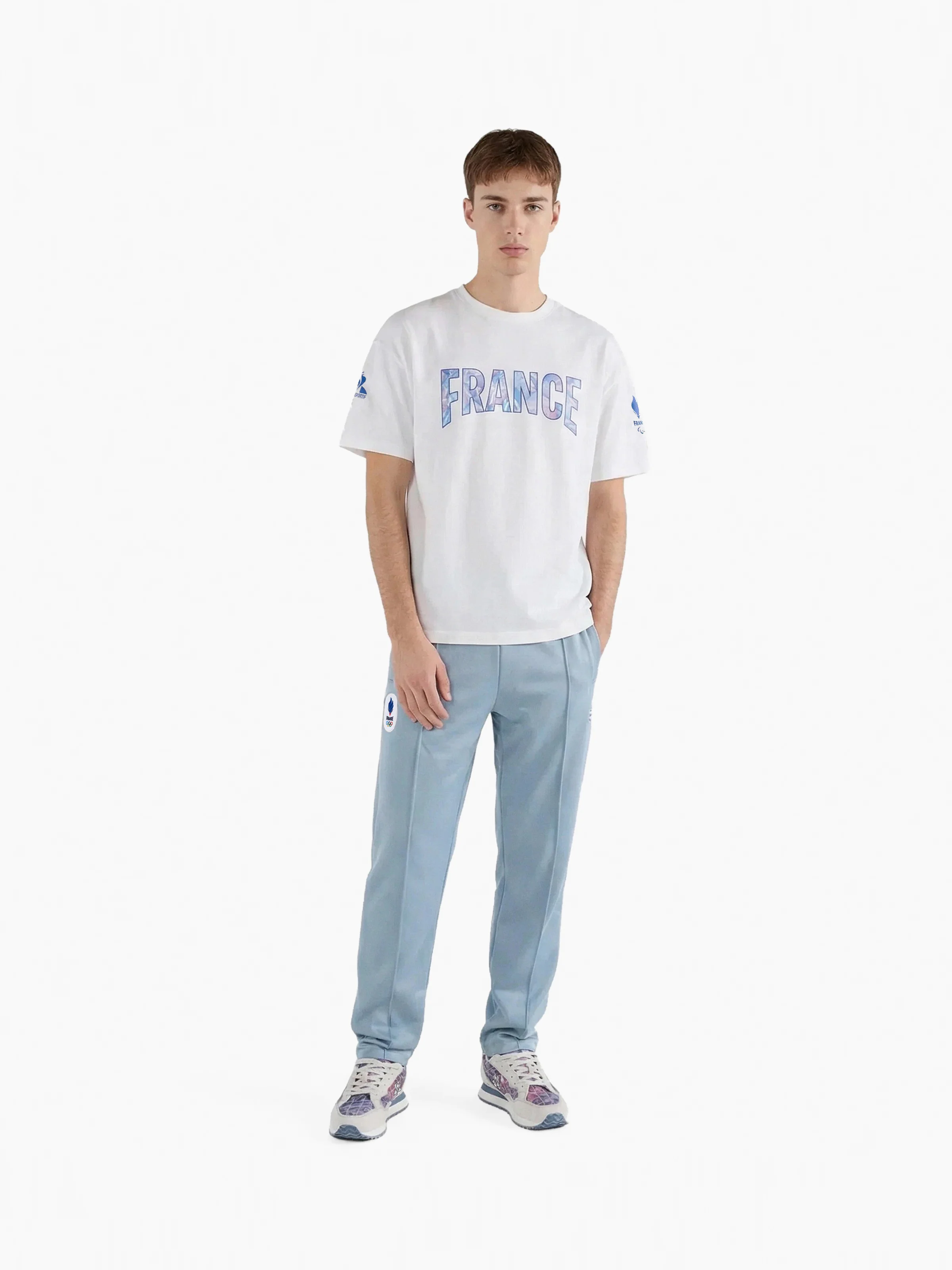 T-shirt FRANCE en jersey de coton JP Milano-Cortina - Image 7