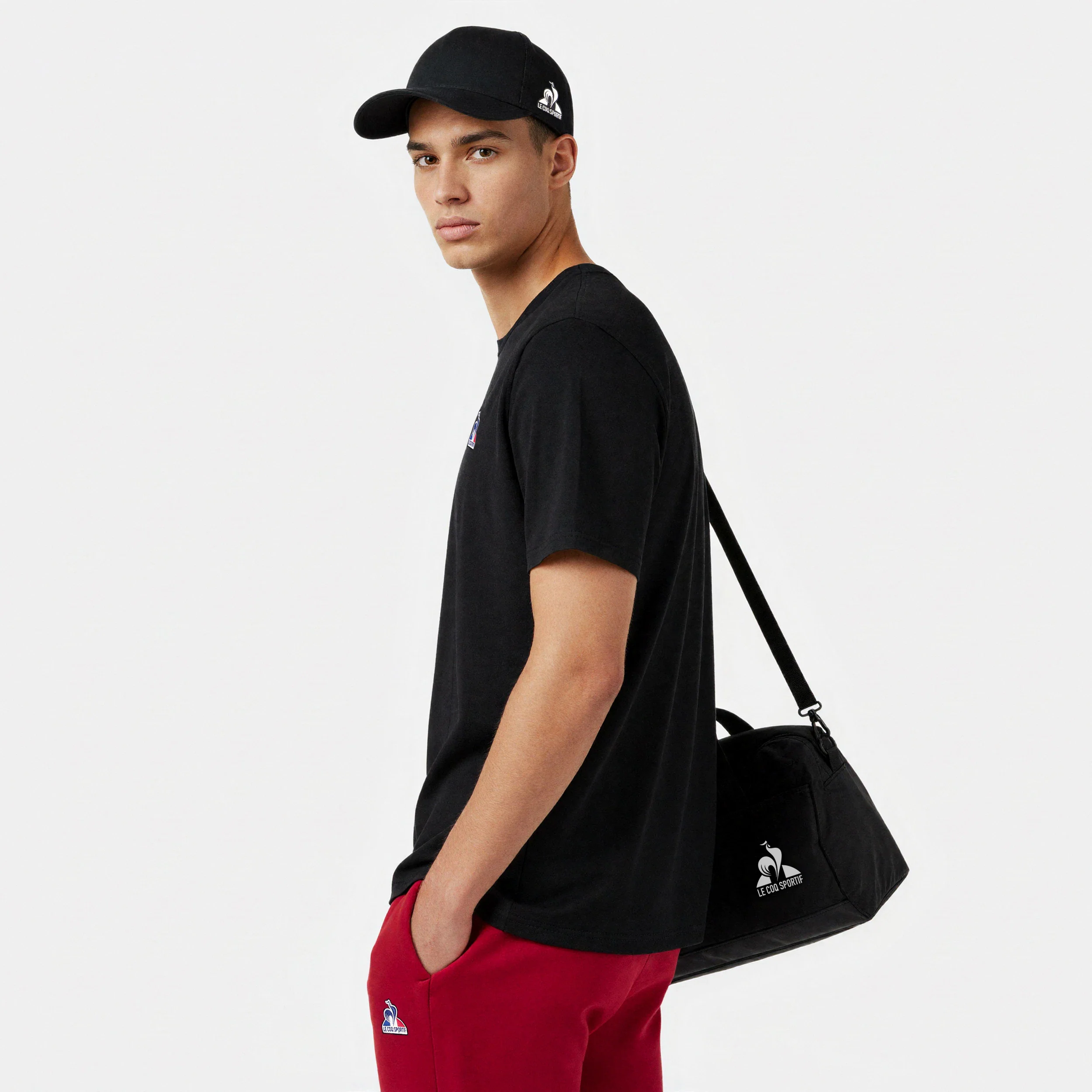 2422103-ESS Tee SS N°1 M black | T-shirt Homme - Image 4