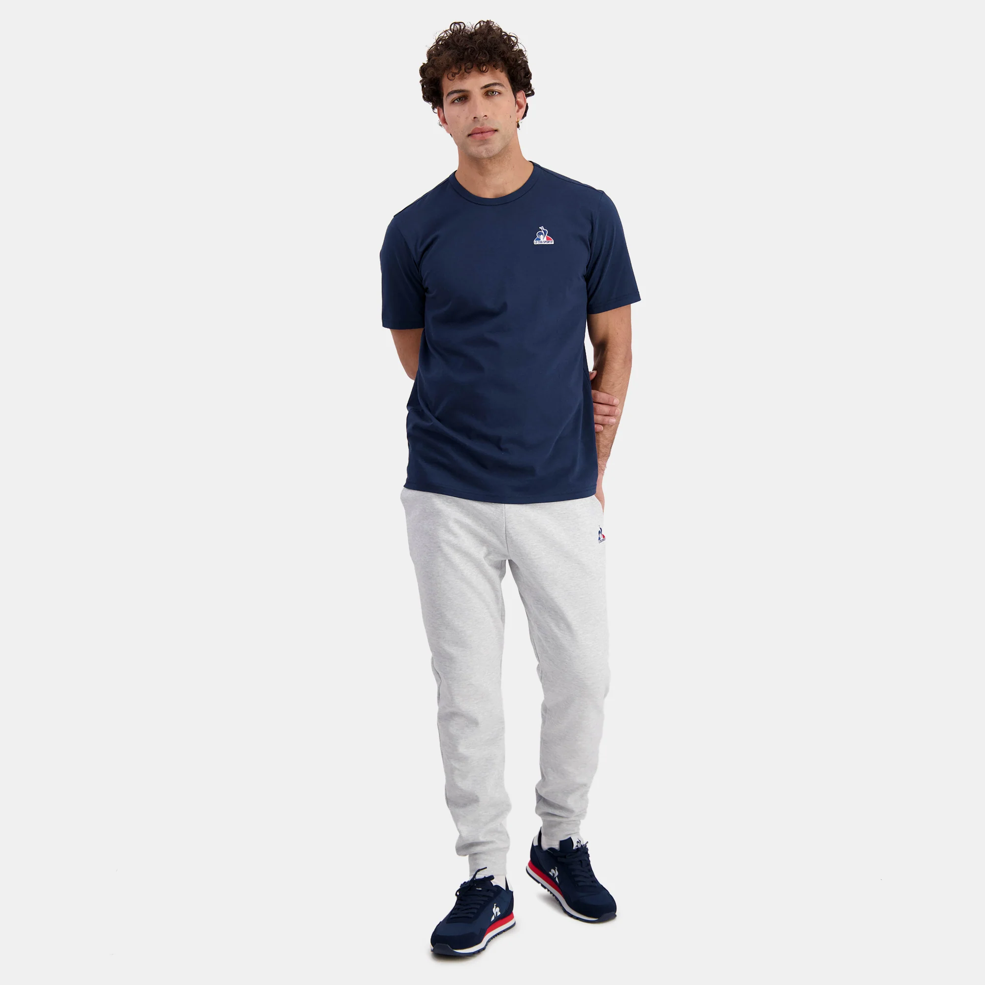 2422104-ESS Tee SS N°1 M dress blues | T-shirt Homme - Image 5
