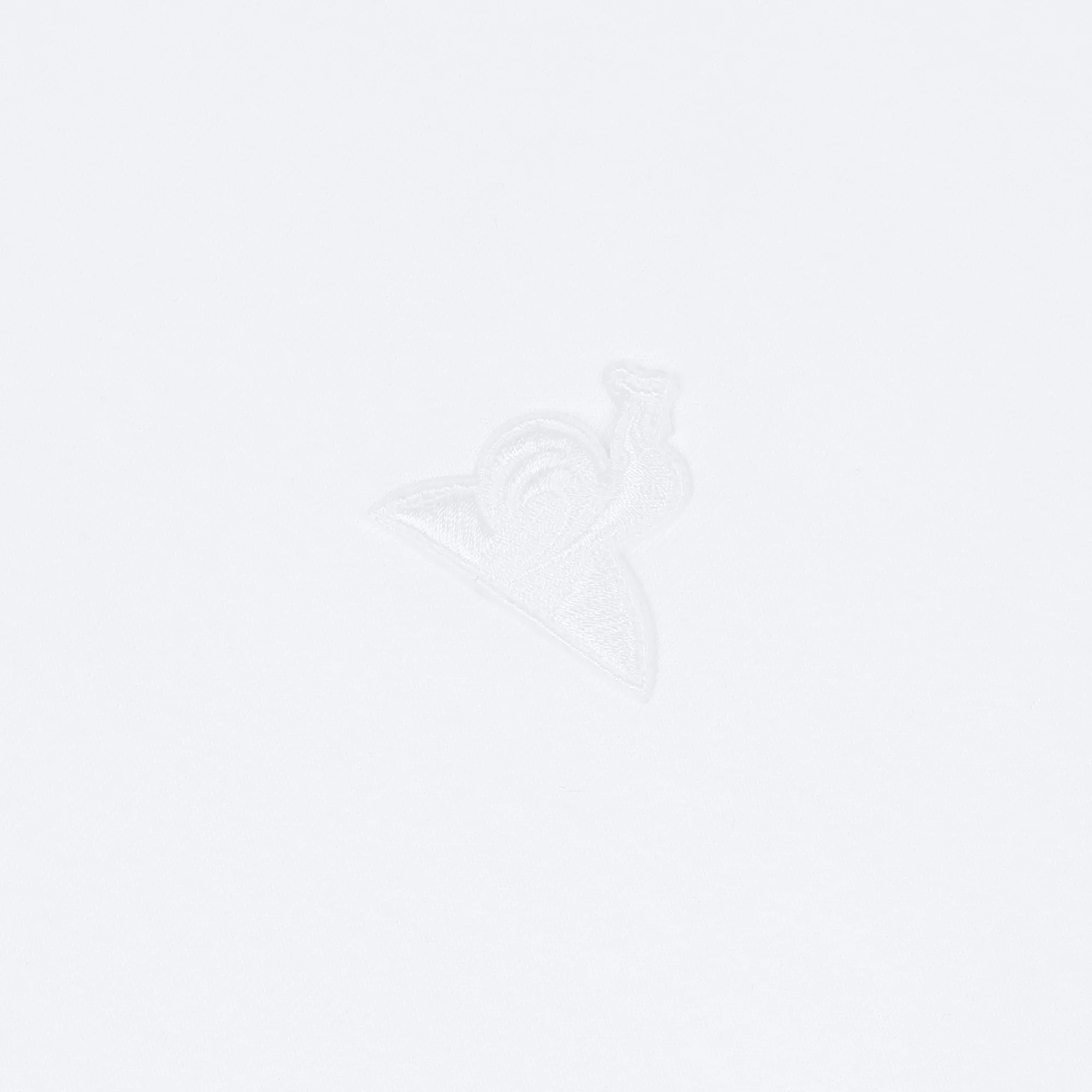 T-shirt Essentiel en jersey de coton avec logo brodé ton sur ton - Image 6