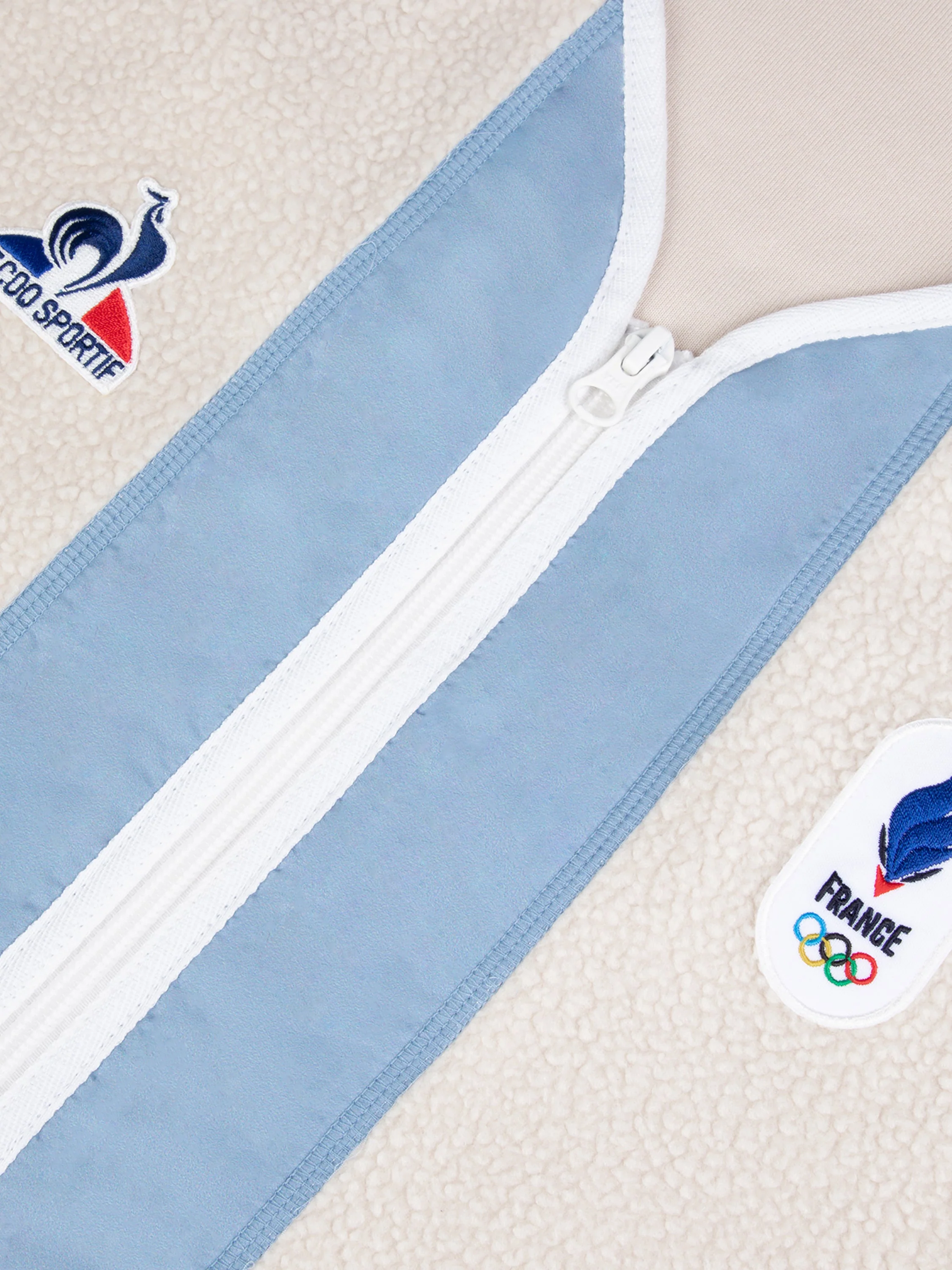 Veste zippée polaire avec coudières matelassées JO Milano-Cortina - Image 4